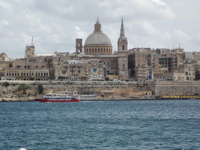 Valetta vista a partir de Sliema