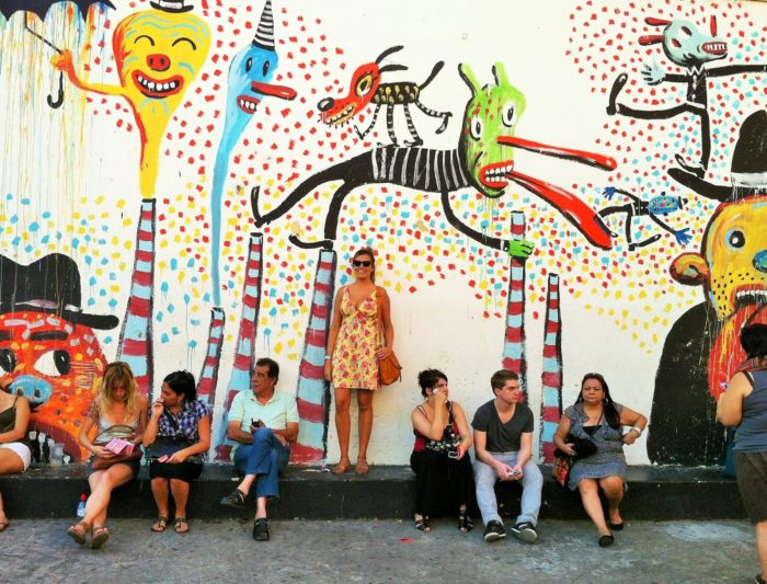 Arte nos muros da Ciudad Cultural Konex