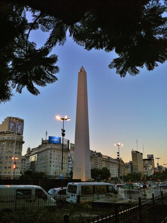 Obelisco, no centro de Buenos Aires