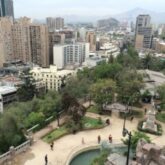 Cerro Santa Lucía visto de cima