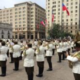Cerimônia de Troca da Guarda na Plaza Constitución