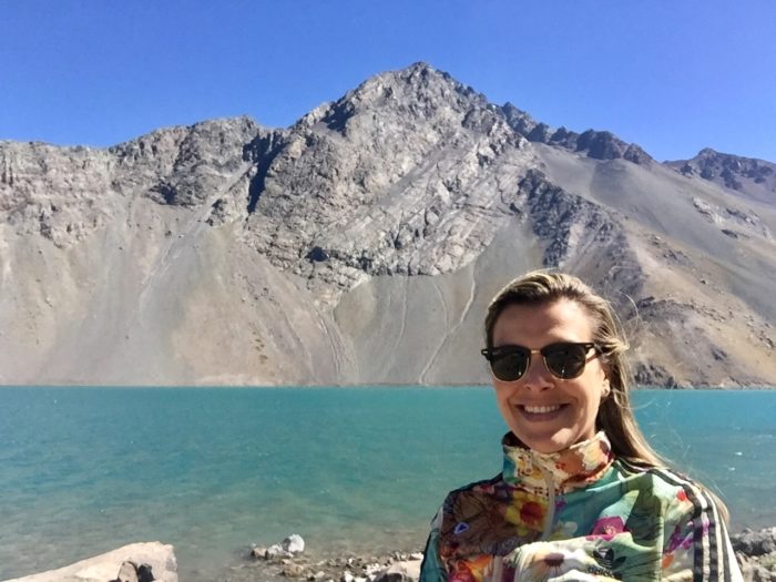 Embalse El Yeso, visitado durante o passeio em Cajón del Maipo