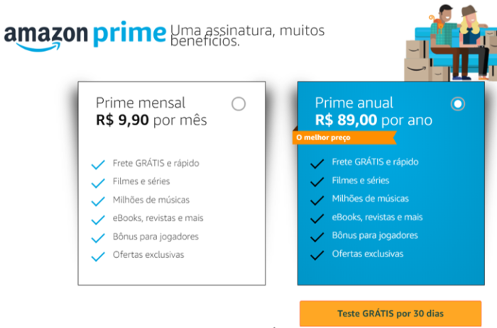 o que fazer em casa na quarentena - amazon prime preços