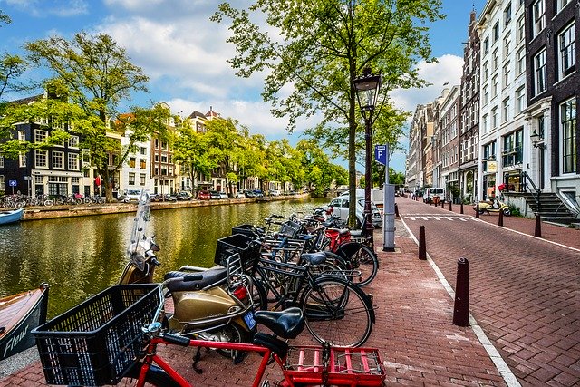 viagem para amsterdam holanda coronavirus - bicicleta
