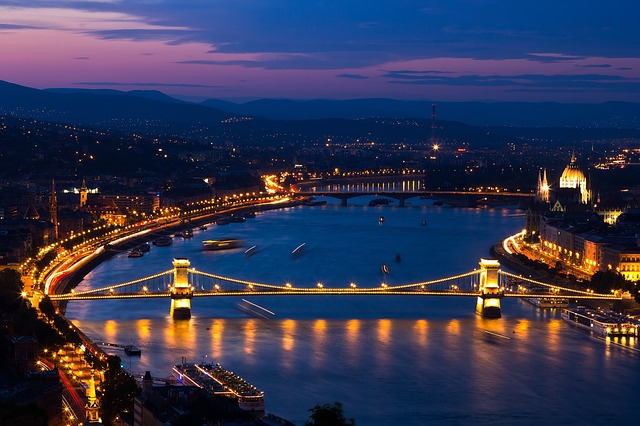 o que fazer em budapeste - rio danubio a noite